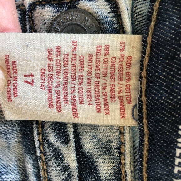 MOSSIMO Flag Stars & Stripes High Rise Sexy Shorts - Picture 3 of 5